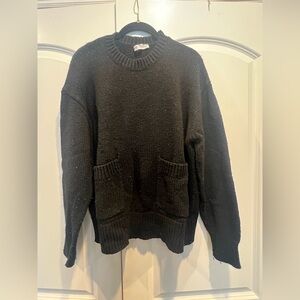 Zara Women’s Black Crewneck Sweater
